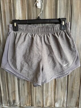 Nike Women's Light Gray Athletic Running Shorts